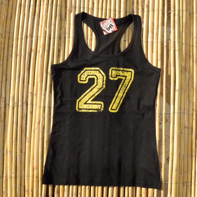 Black 27 Tank Top