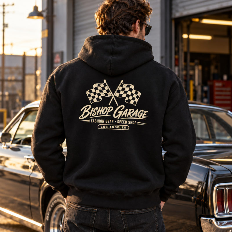 Bishop_Garage_Black_Cream_Hoodie_Lifestyle_Back